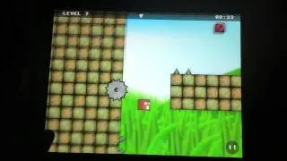 ChocoRun - First World Walkthrough (iOS' Super Meat Boy!!!)