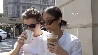 we try coffee and matcha in nyc as tourists