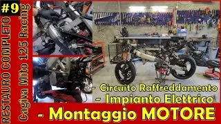MONTAGGIO MOTORE e COLLEGAMENTO IMPIANTO ELETTRICO - Restauro Cagiva Mito 125 Racing #9