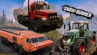 SNOWRUNNER MODS TOP TRACTOR, BAZ, URAL NEXT #6
