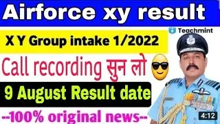 Air Force Result Date 2021/Indian Airforce group x and y Result/cutoff and result date/ Teachmint