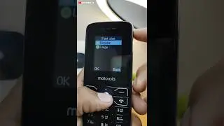 Motorola Font Size Setting || Font Size Setting 
