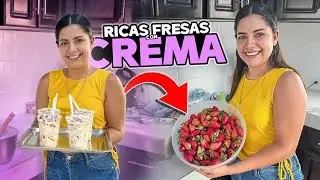 FRESAS CON CREMA para NEGOCIO 🍓🍓