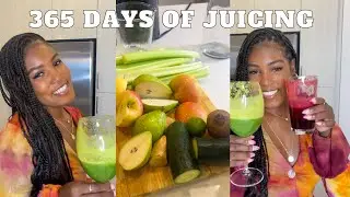 Juicing for the Past 365 Days| A True Glow Up...
