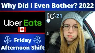 Uber Eats Friday Drive Along in Canada | Uber Eats Ride Along in Canada 2022