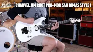 No Talking...Just Tones | Charvel Jim Root Pro-Mod San Dimas Style 1 HH FR E | Satin White