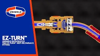 Uniweld Introduces the EZ Turn™ Anti-Blowback Fitting