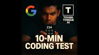 Google Coding Interview Question | Live Coding Challenge | Tough Tongue AI