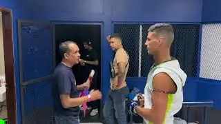 Inside the backstage part 03 fight day/ dia da luta