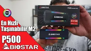 First in Turkey: World's Fastest Portable M.2 - Biostar P500-512GB Portable SSD
