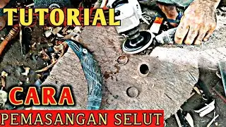 Cara Pemasangan Selut Atau Cincin Pada Gagang Golok || Eng Kreatif