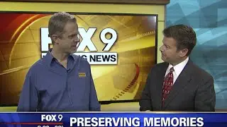 FOX 9 News features Saving Tape Media Conversion
