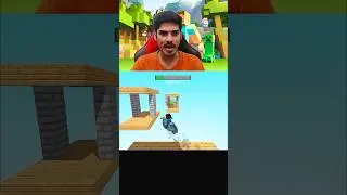 Minecraft Crazy Bike Super Hard Challenge #shorts #minecraft #minecraftmemes #herobrine #racing