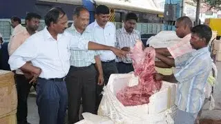 1000 KG Dog Meat Seized In Train at chennai railway station
