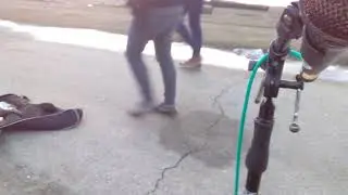 Vancouver busking. Oceans and music in 0 degrees