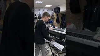 Played The Real Slim Shady on the piano 