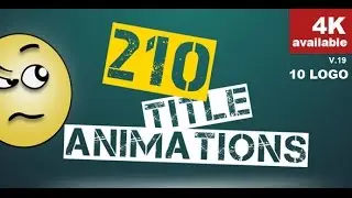 210 Title Animations - After Effects | Videohive Projects