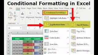 HOW TO USE CONDITIONAL FORMATTING