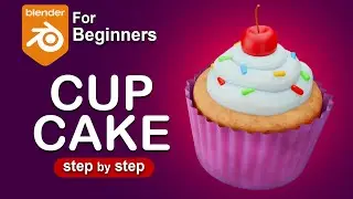 Blender Tutorial: Create a Cupcake with Frosting and Sprinkles 
