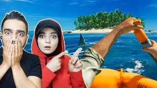 KÖPEKBALIĞI OLAN ISSIZ ADAYA DÜŞTÜK !! 😱 Stranded Deep