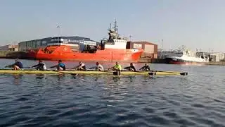 Rowing in Bouzas, Vigo