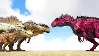 TEAM HYPO DINOS vs. SAVAGE ACRO and More | ARK Dino Battle 🦎