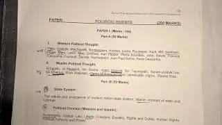 Political science Paper Discussion 