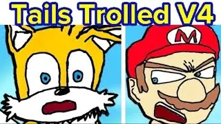 Friday Night Funkin' VS Tails Gets Trolled Full Week (FNF Mod) Enjoy 😉🎤💖