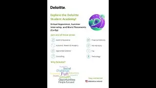 Join the Deloitte Summer Internship 2024