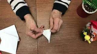 Мастер-класс "Пушистая Снежинка из бумаги"