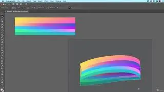 How to make a 3d Ribbon in Adobe Illustrator CC advance training