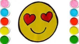 how to draw And colour Emoticons (Emoji)