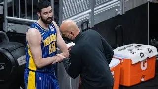 Goga Bitadze fined and Greg Foster suspended for exchange during game vs.  Kings (May 6, 2021).