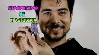 Cómo hacer un Hipopótamo de Plastilina - Creando Con Bach / How to Make a Clay Hippopotamus.