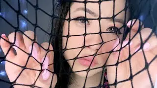 ASMR Spiderweb in Your Face, Can I Touch It? (Inaudible, Mouth Sounds)