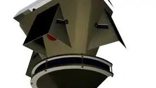 Клапан дыхательный совмещенный КДС 1500  Разрез в 3D