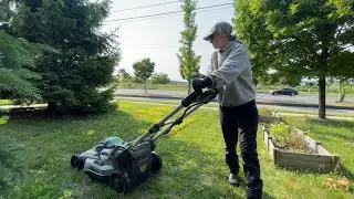How MUCH DO I CHARGE to MOW the GRASS on this YARD? 💸