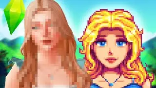 fiz a Haley de STARDEW VALLEY no The Sims 4