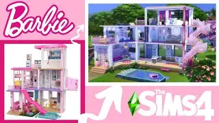 Barbie Dream House 2021 | Sims 4 Stop Motion | No CC 🎀