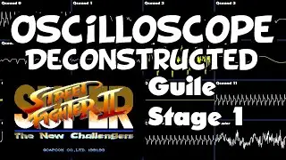 Guile Stage 1 - Street Fighter 2 (CPS2 Arcade) - Oscilloscope Deconstruction
