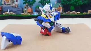 Stop Motion Build  MG 00 QAN[T] Full Saber MG ダブルオークアンタフルセイバー