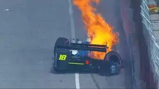 Indycar 2017: Toronto All Crashes Compilation