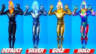 Fortnite Ghost Rider FOILS: Default, Silver, Gold, Holo