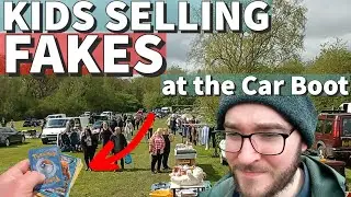 I CAN'T BELIEVE these KIDS are selling FAKES at the CAR BOOT...