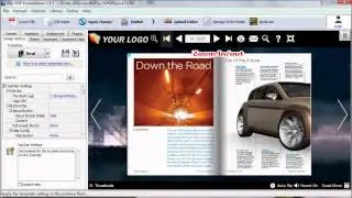 Define background type as Purecolor with Flip PDF Pro