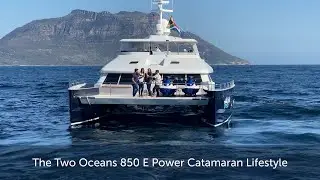 The Two Oceans 850E Power Catamaran Lifestyle