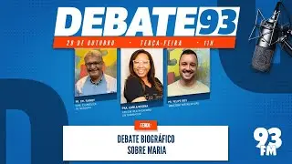 Debate Biográfico - Maria - O que a Bíblia nos diz sobre Maria? - Debate 93 - 29/10/2024