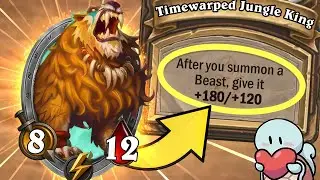 Jungle King is Free Top 1! | Hearthstone Battlegrounds