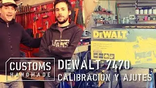 Table Saw Dewalt 7470 - Adjustments, calibration and set up with Ale Moré | CUSTOMS handmade