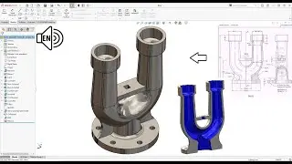 Safety Valve Body SolidWorks 2021 Tutorial! Rib command step by step!